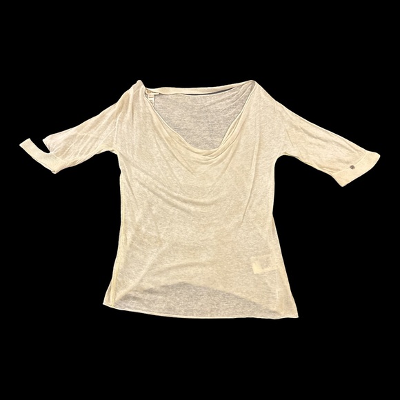 Diesel Linen Blend Top - Picture 1 of 11